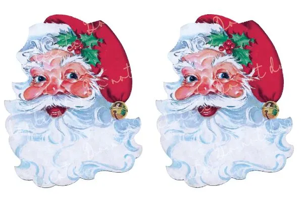 Santa Face Decal