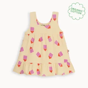 Silky - Pink Beach Hut Towelling Sun Dress