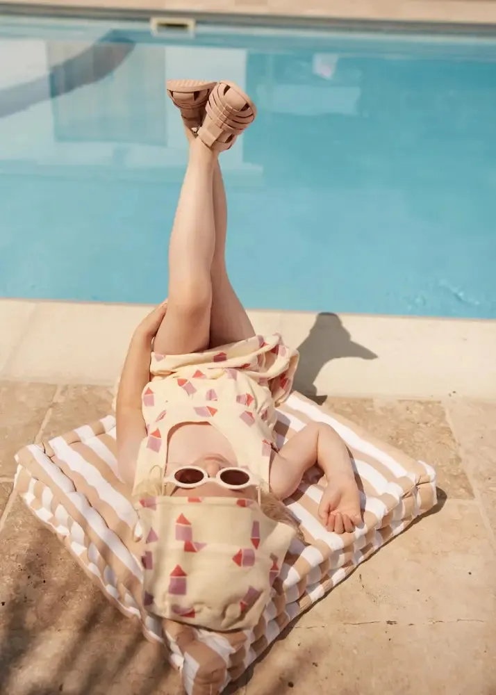 Silky - Pink Beach Hut Towelling Sun Dress