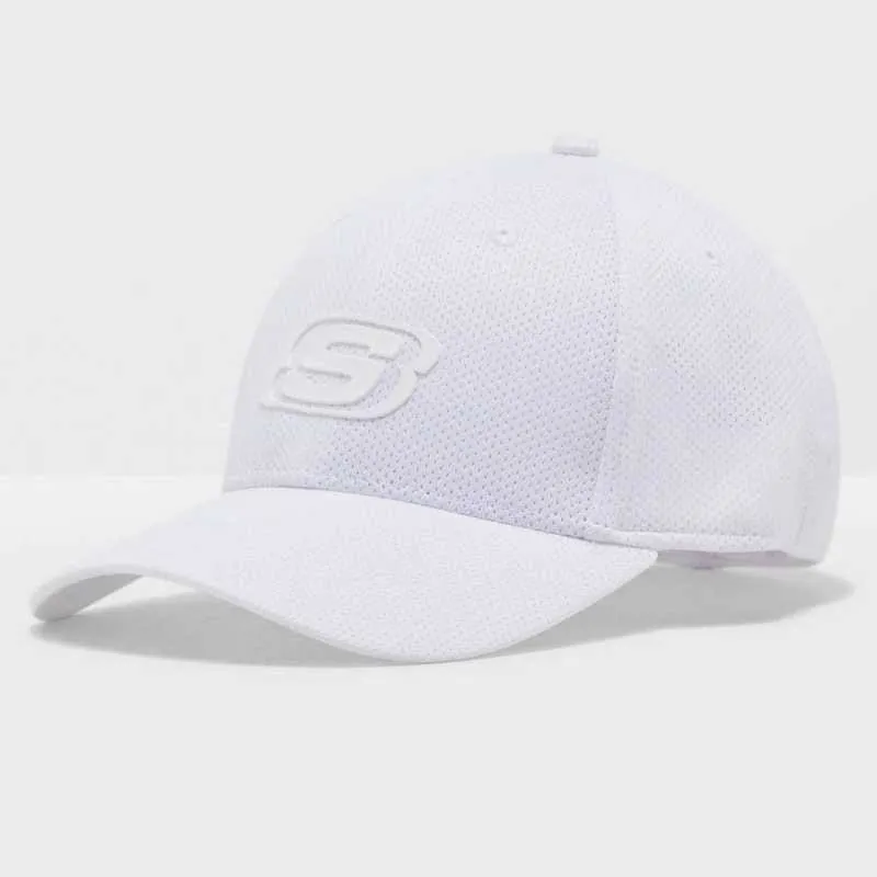 Skechers Accel Mesh Stretchfit White Cap  SKCH2106-105