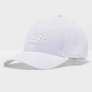Skechers Accel Mesh Stretchfit White Cap  SKCH2106-105