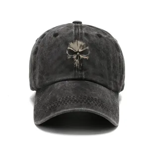 Skull Print Hat