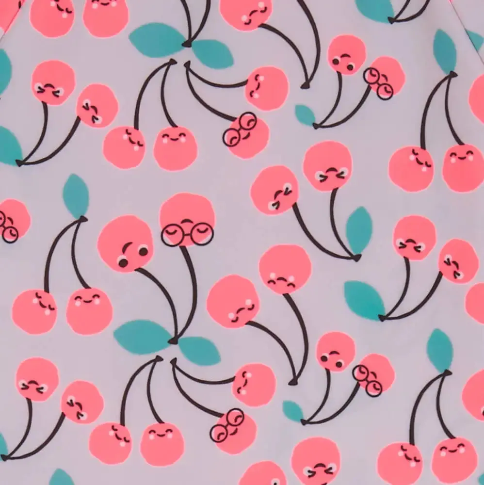SPLASH - Pink Cherries UV Rash Top