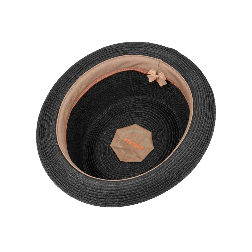 Stetson - Dawson Pork Pie Toyo - Straw Hat - Black