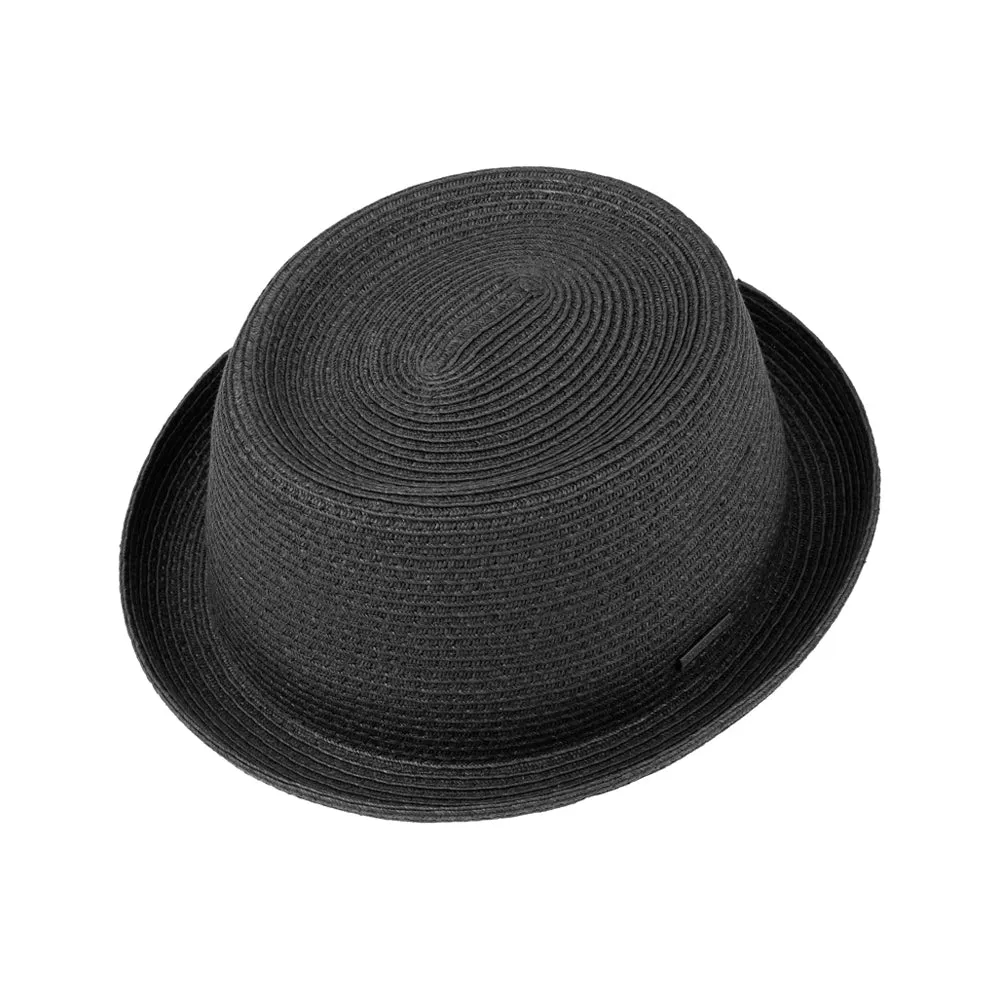 Stetson - Dawson Pork Pie Toyo - Straw Hat - Black