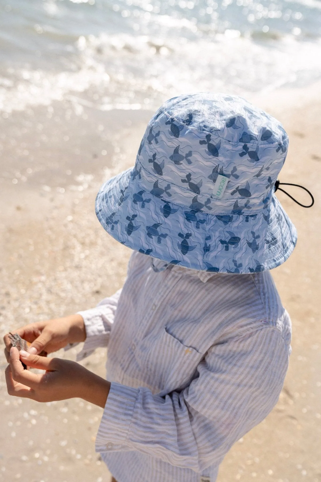 Swimming Fish Wide Brim Bucket Hat