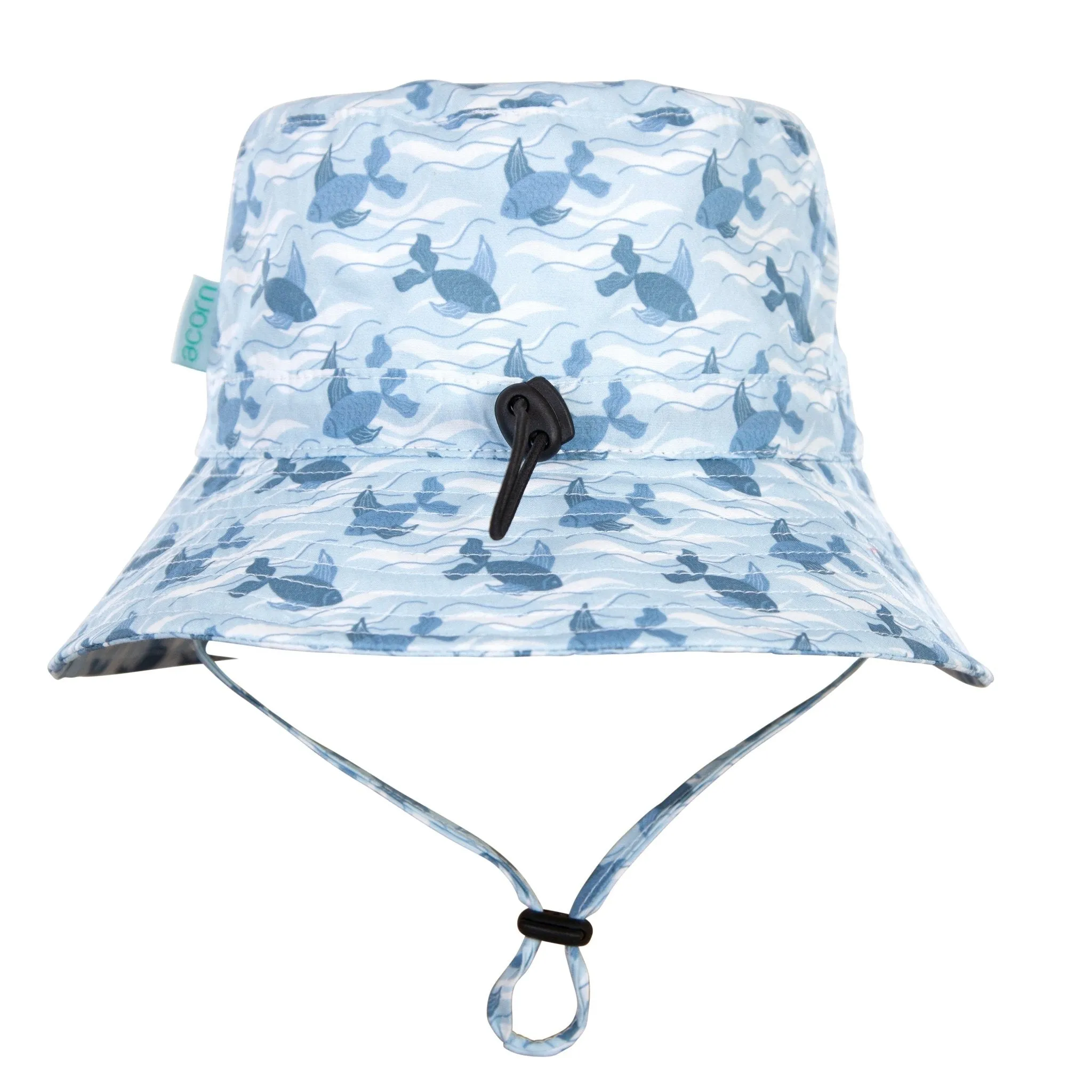 Swimming Fish Wide Brim Bucket Hat