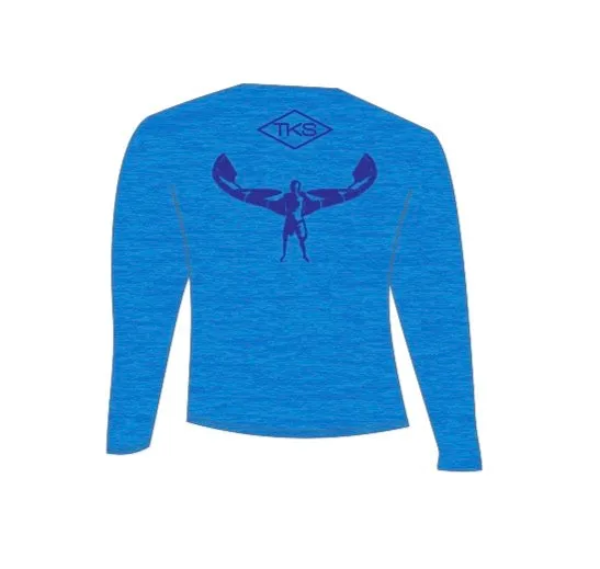 TKS Men's Loosefit Sunshirt Heather Blue