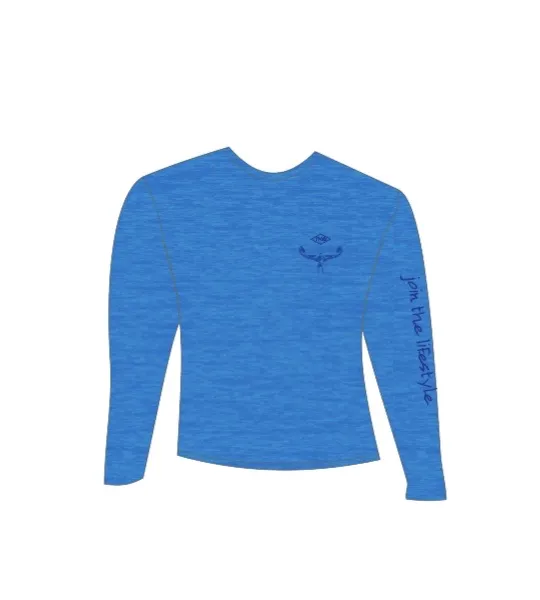 TKS Men's Loosefit Sunshirt Heather Blue