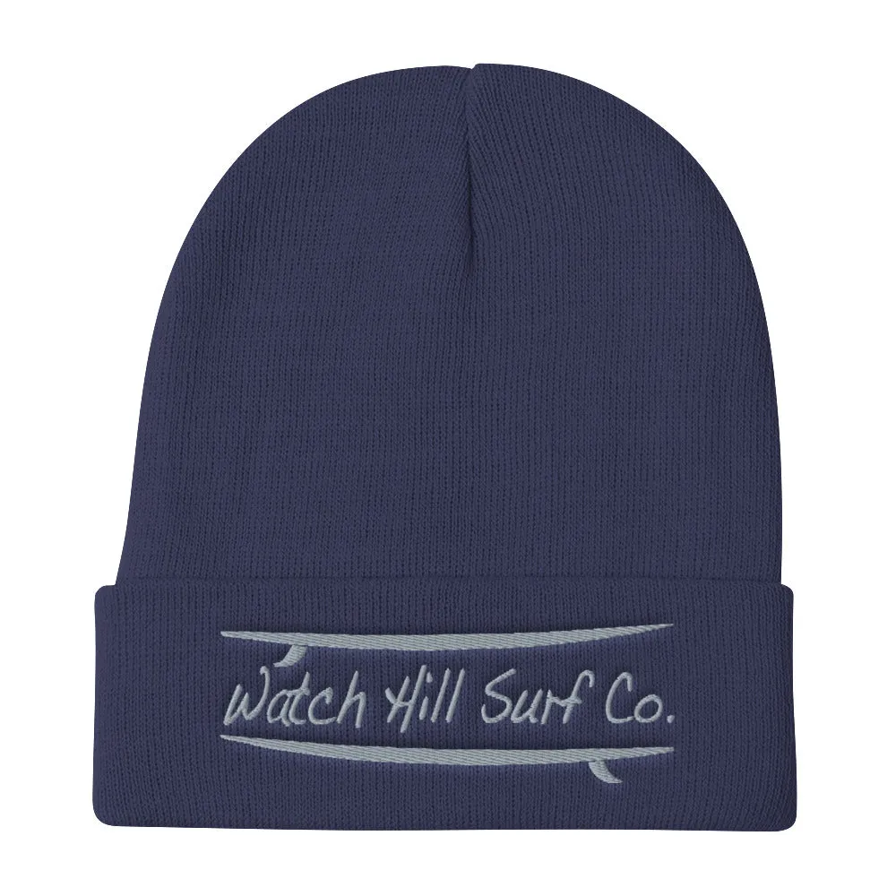 Watch Hill Surf Co. 'Parallel Boards' Embroidered Beanie