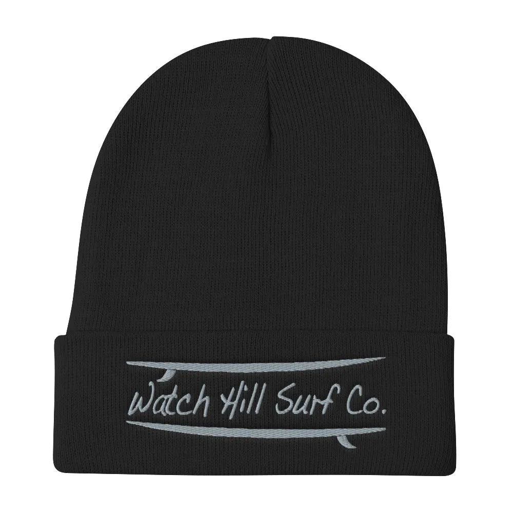 Watch Hill Surf Co. 'Parallel Boards' Embroidered Beanie