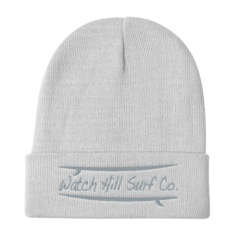 Watch Hill Surf Co. 'Parallel Boards' Embroidered Beanie