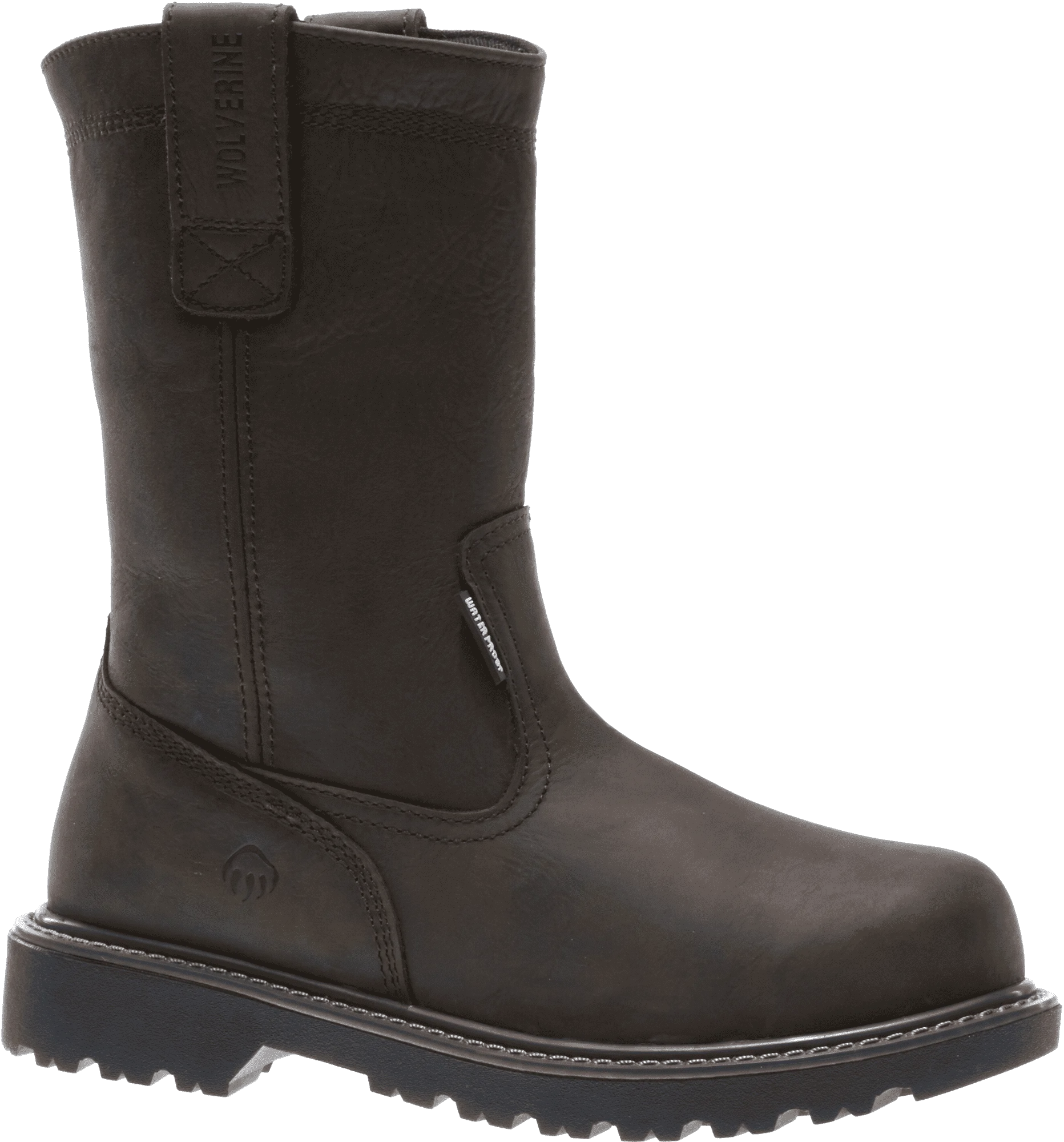 WOLVERINE MEN'S FLOORHAND WATERPROOF STEEL-TOE 10" WELLINGTON BOOT W10680