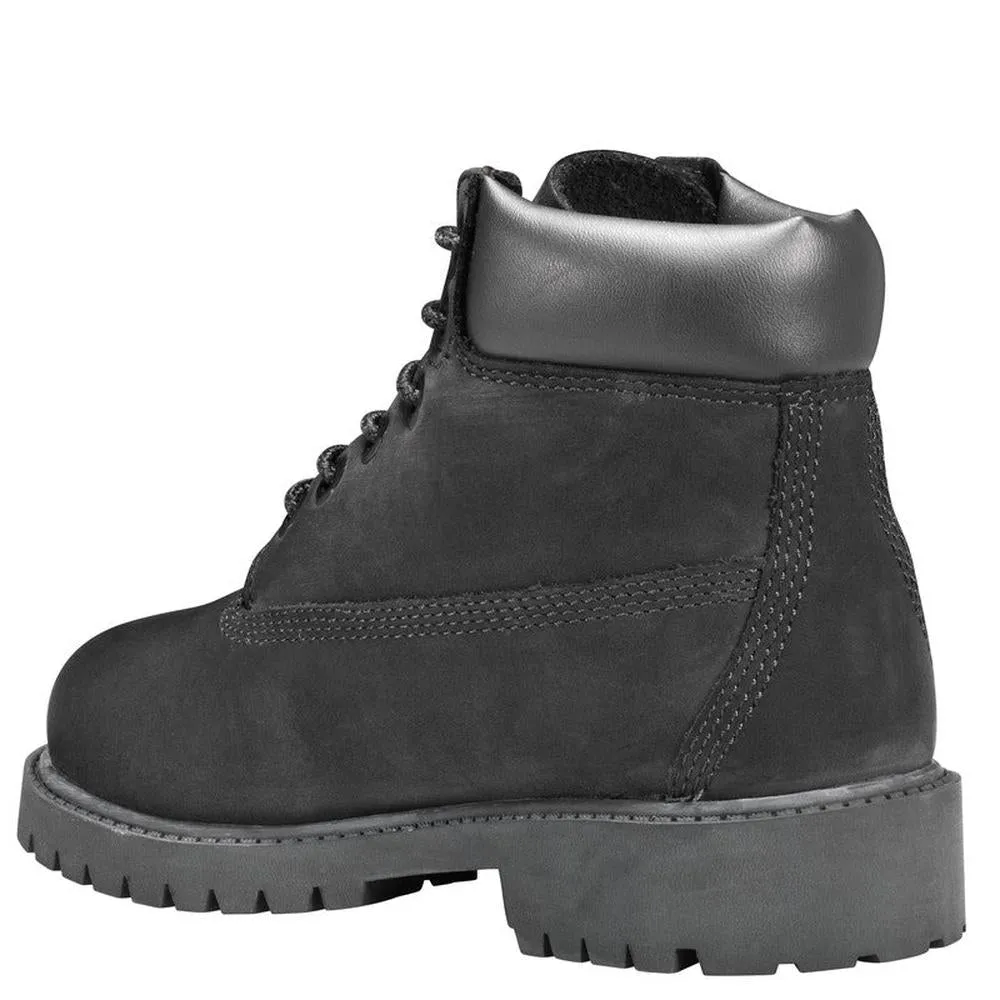 Youth 6 In Premium Waterproof Boot, Black Nubuck